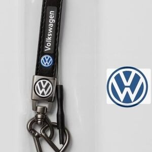 Volkswagen Black and Red Keychain Lanyard